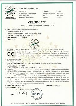 CE certificate (001)